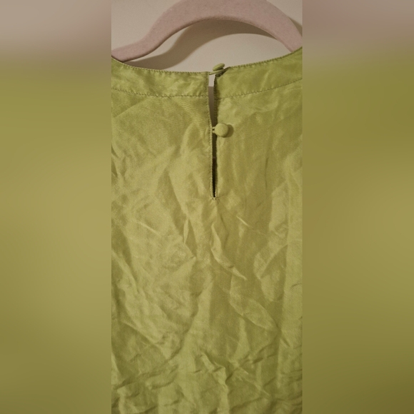 Btg Stunt silk womens top sz L twee profesional ofice trabel boho work preppy - Picture 6 of 7
